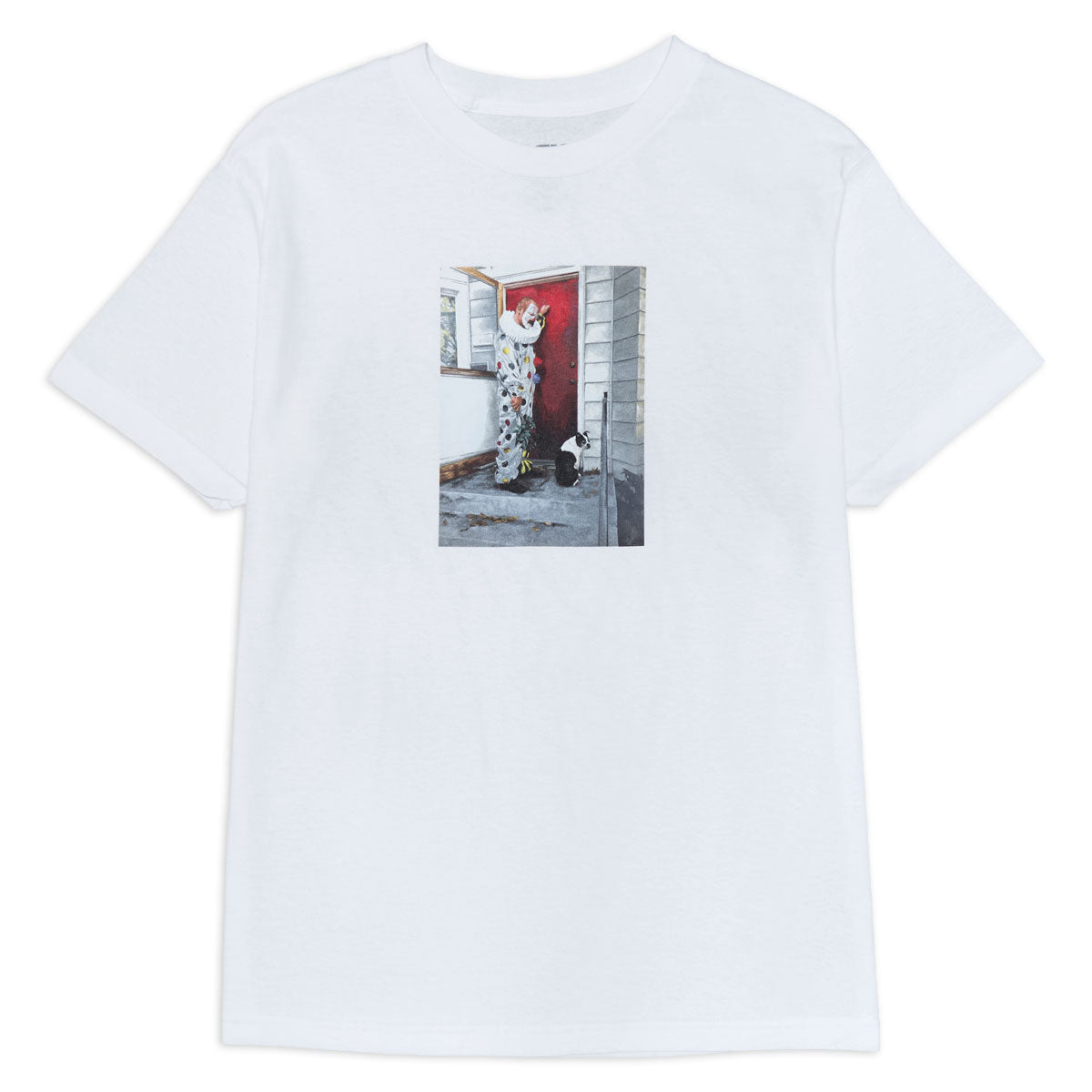 DGK x Godfitti No Love For The Clown T-Shirt - White image 1