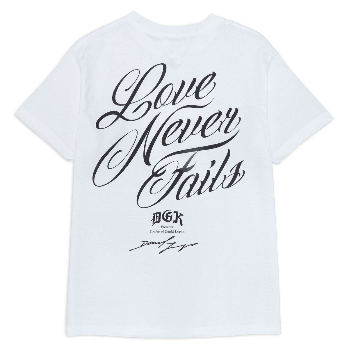 DGK x Godfitti No Love For The Clown T-Shirt - White image 2