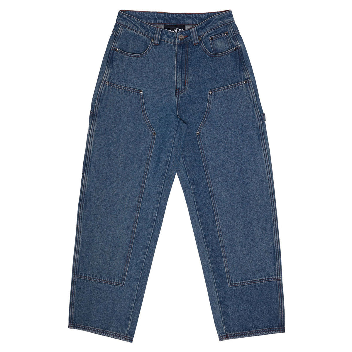 WKND Damn Near Carpenters Jeans - Washed Medium Blue image 1