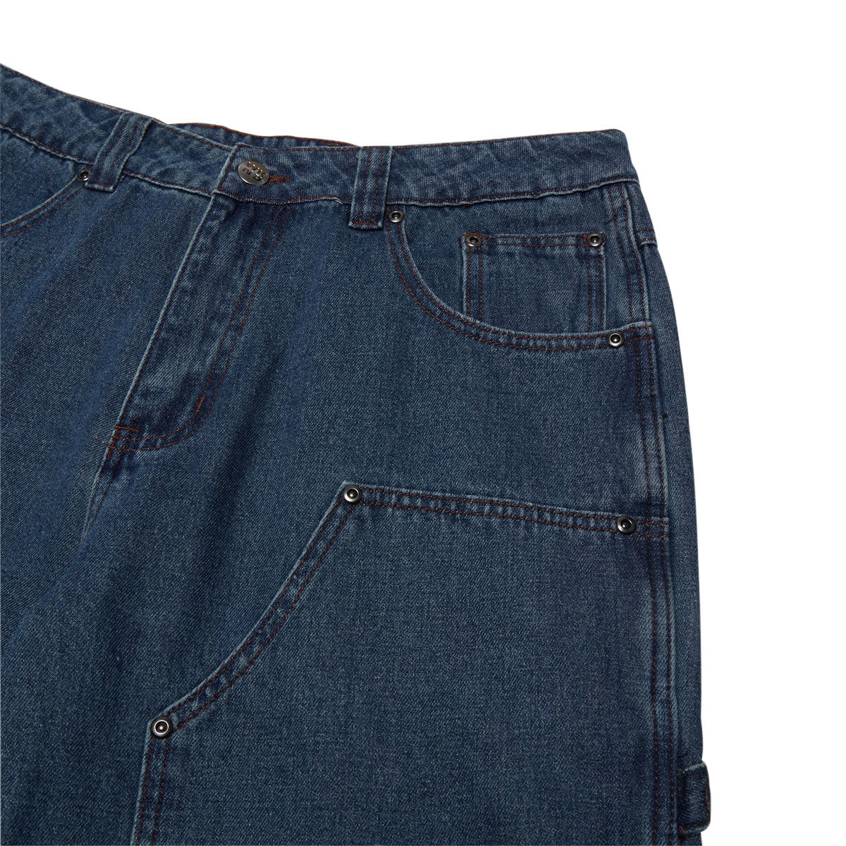 WKND Damn Near Carpenters Jeans - Washed Medium Blue image 3