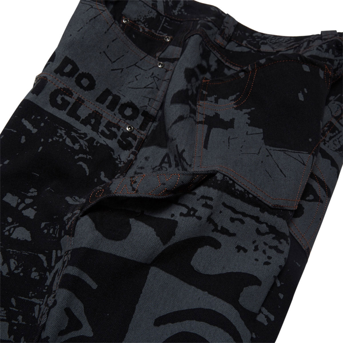 WKND Damn Near Carpenters Jeans - Black Horses image 5