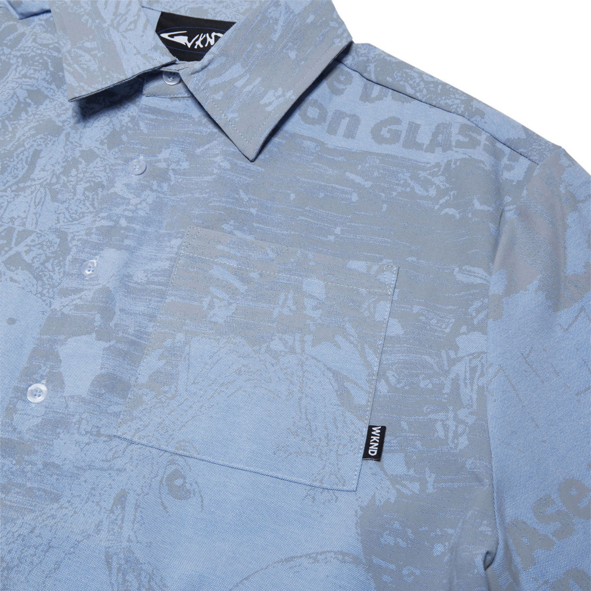 WKND Romeo Shirt - Blue Oxford image 3