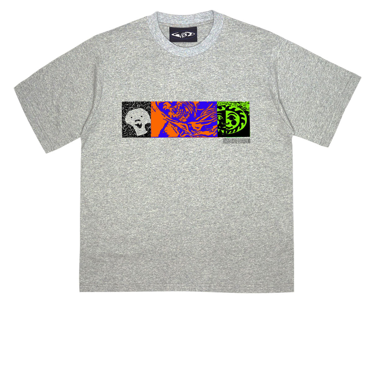 WKND Trio T-Shirt - Light Heather Grey image 1