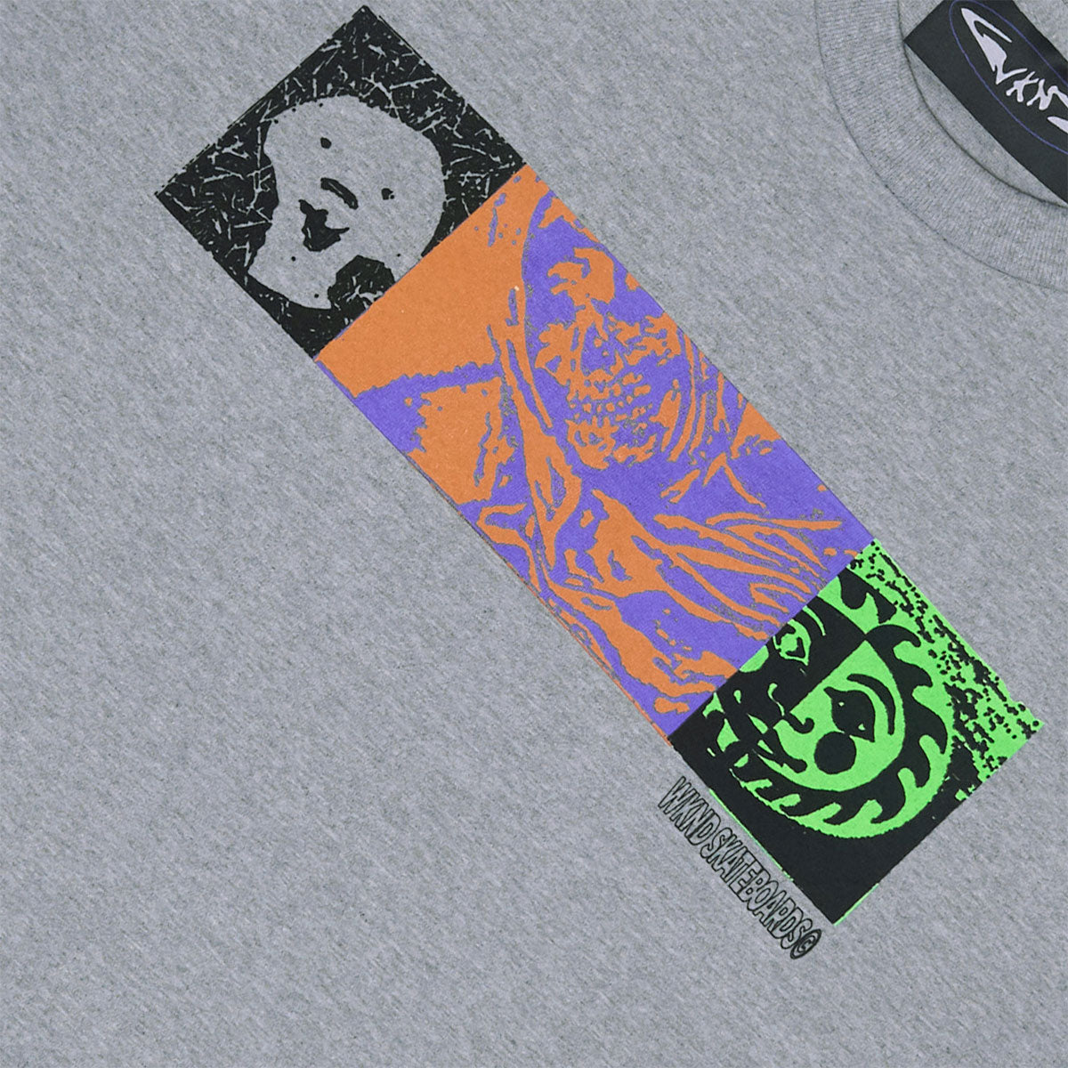 WKND Trio T-Shirt - Light Heather Grey image 2