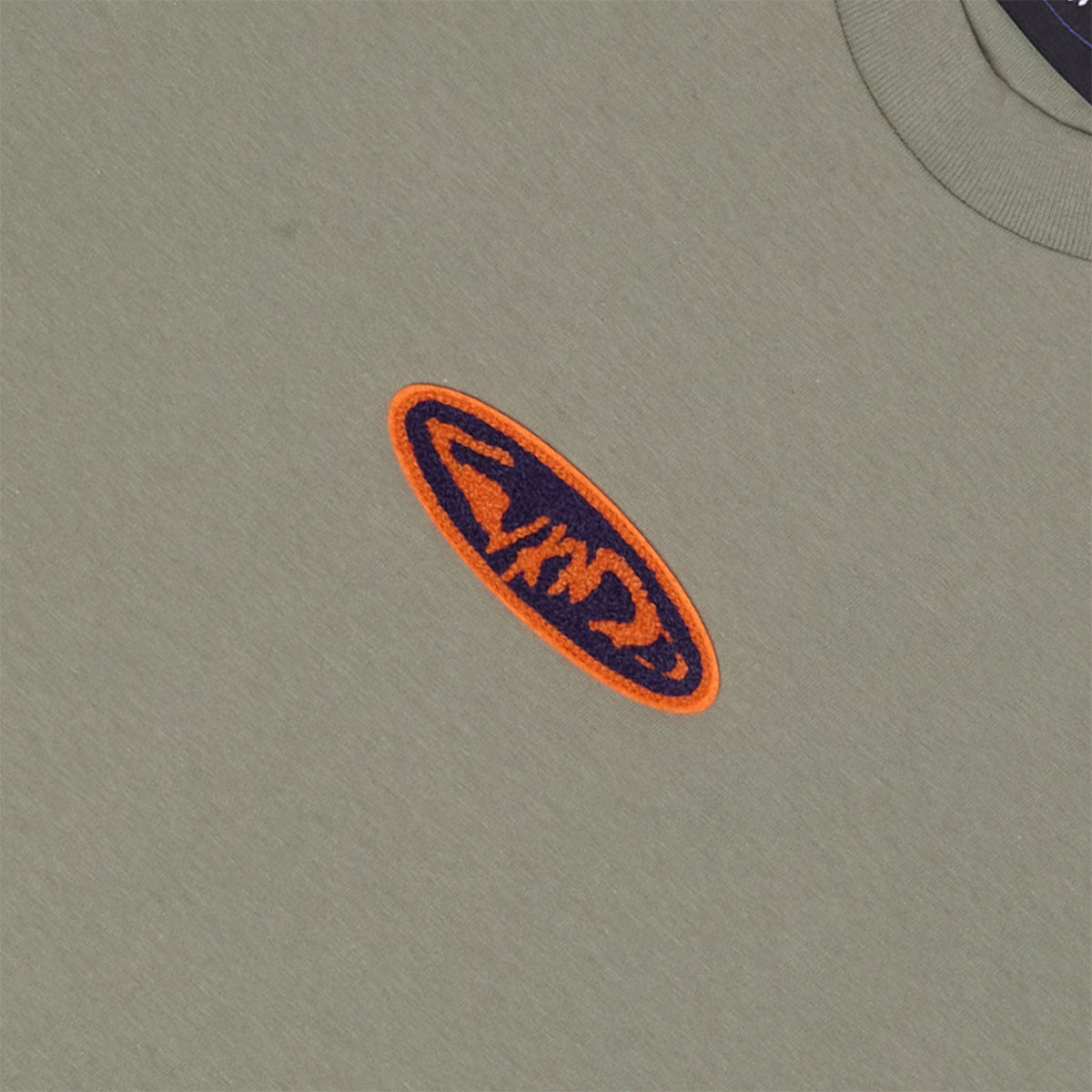 WKND Fishbone Chenille Patch T-Shirt - Jade image 2