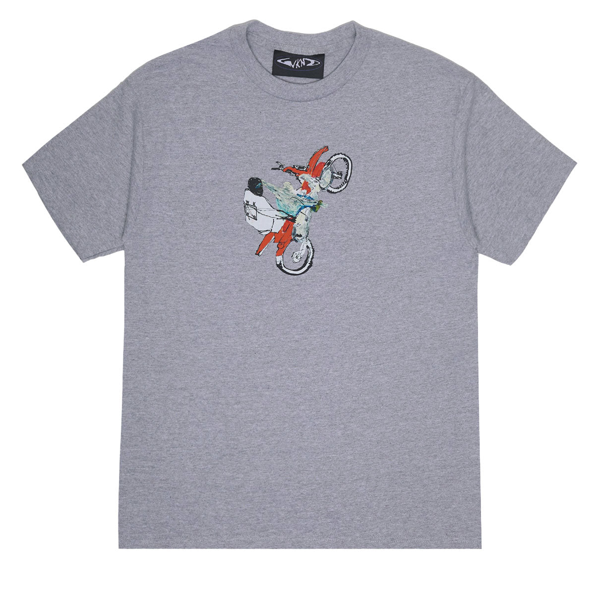 WKND Bike T-Shirt - Light Heather Grey image 1