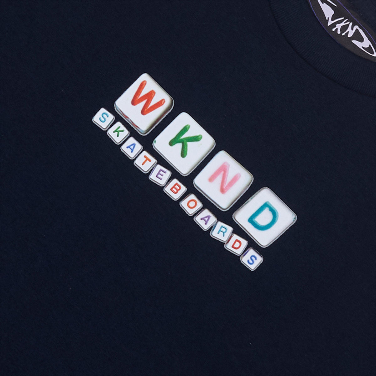 WKND Beads T-Shirt - Navy image 2