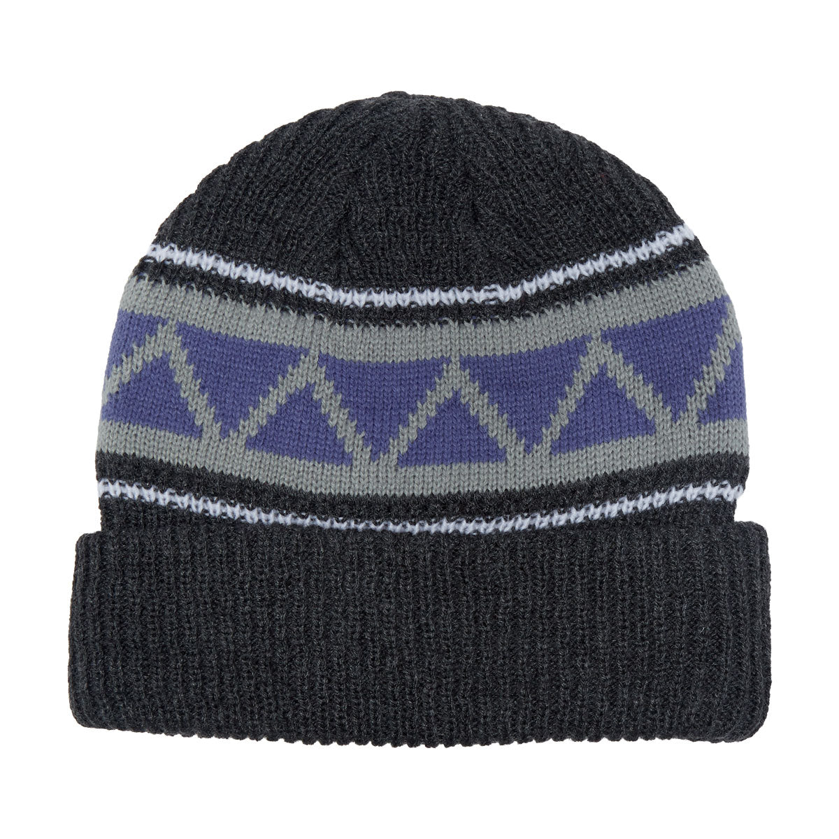Theories Peaks Beanie - Charcoal/Lavendar image 2