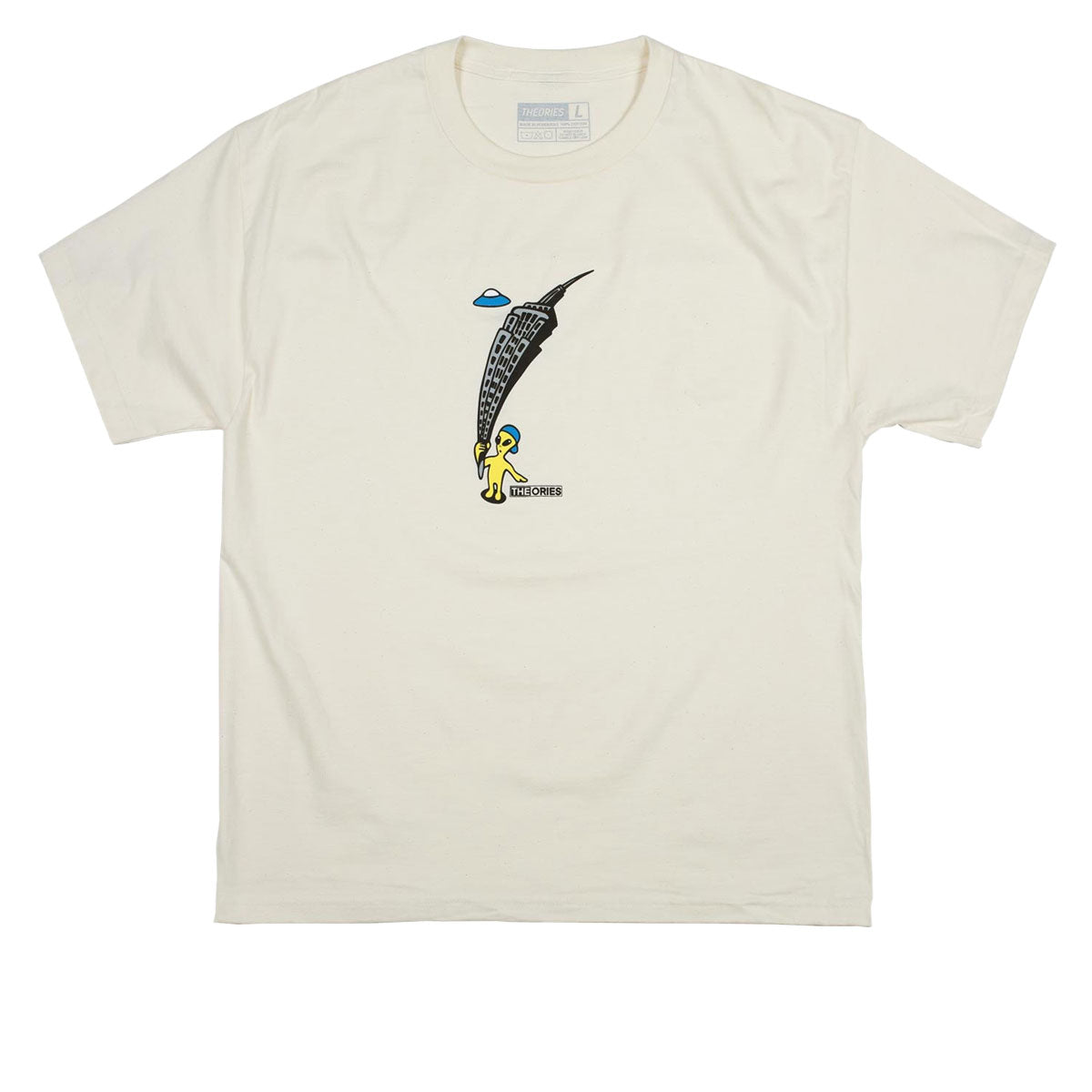 Theories Rave Kid T-Shirt - Cream image 1