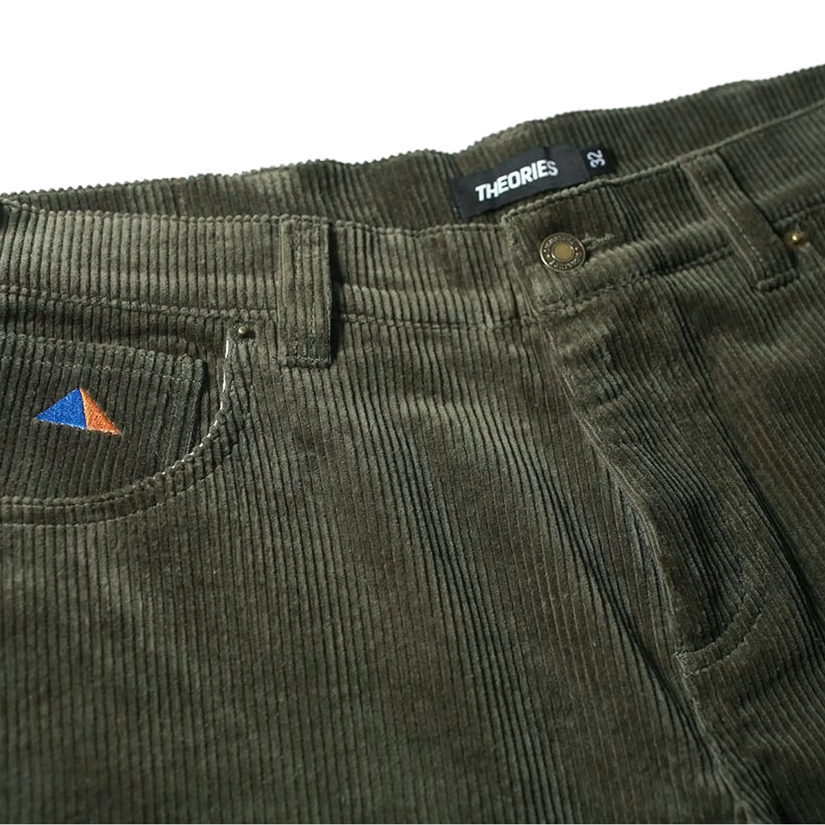 Theories Pavillion Wide Wale Corduroy Pants - Moss image 3
