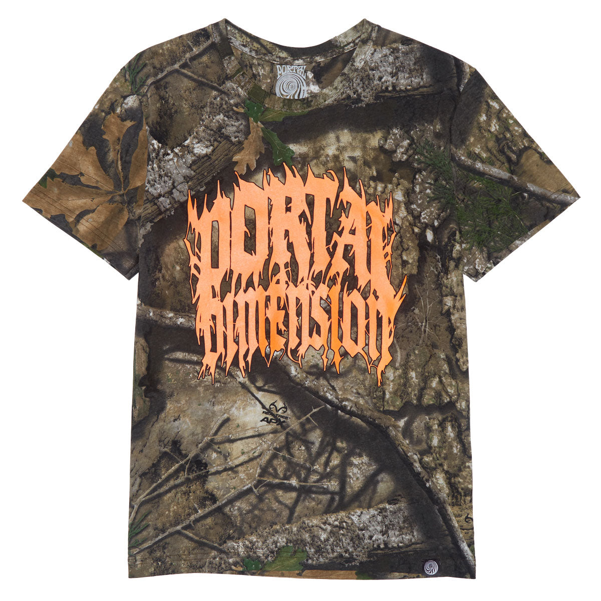 Portal Dimension Metal T-Shirt - Camo image 1