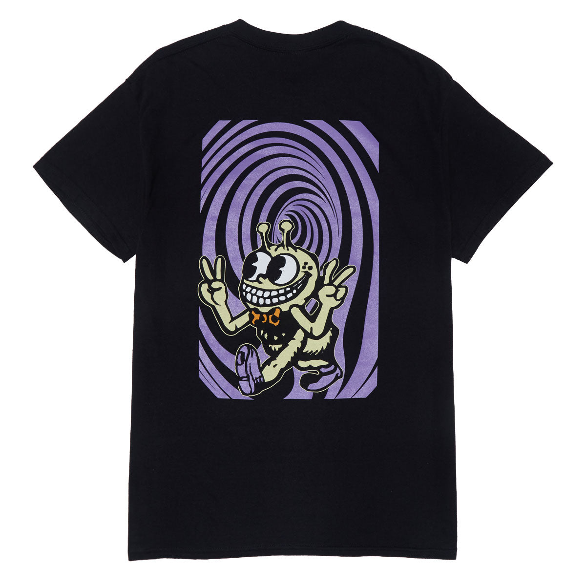 Portal Dimension Peace Tab T-Shirt - Black image 2