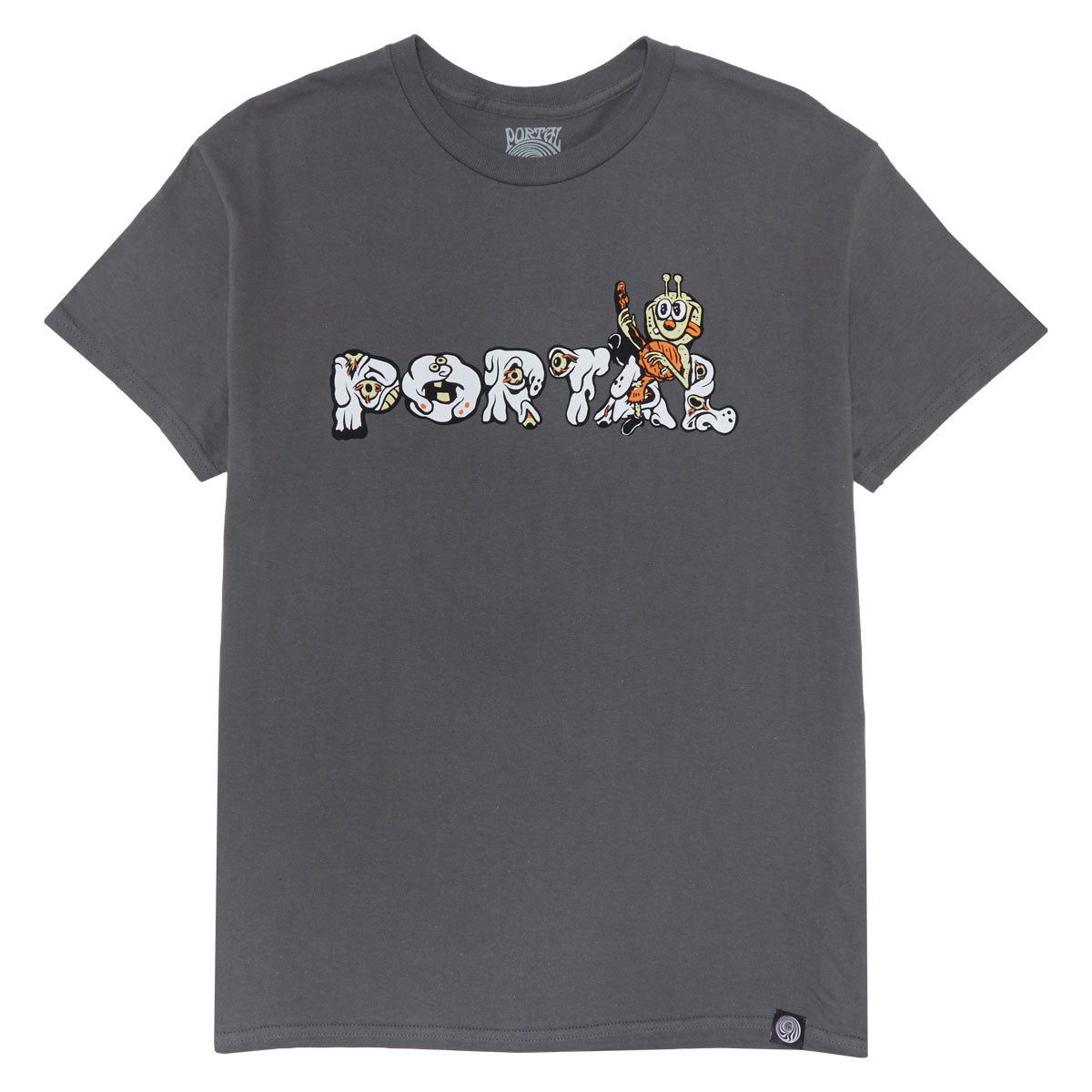 Portal Dimension Banjo Sunflower T-Shirt - Grey image 1