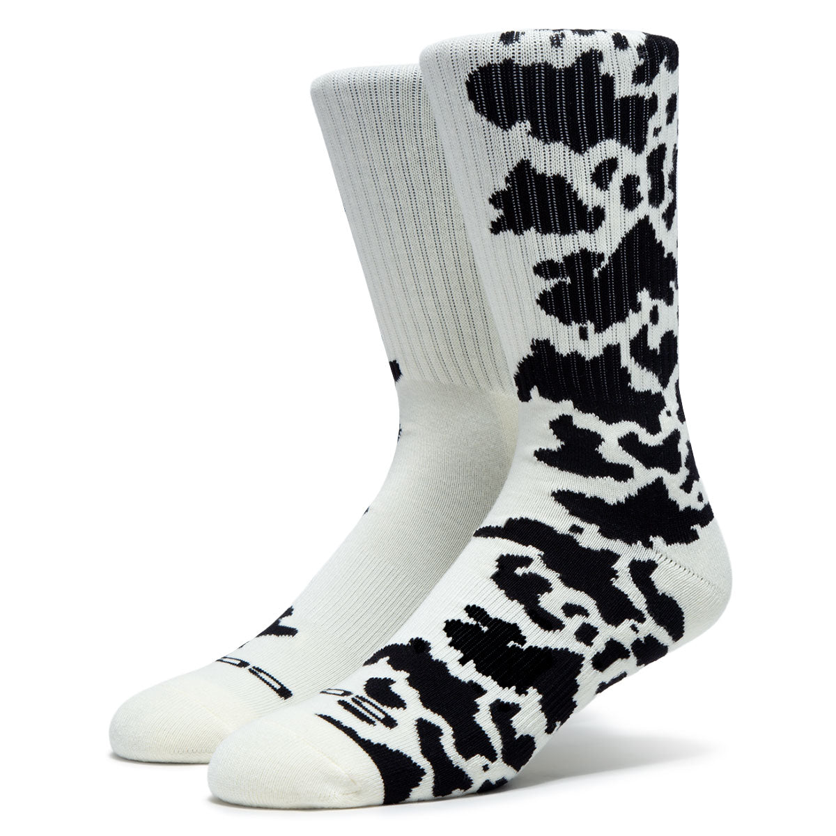CCS Cow Socks - White/Black image 1