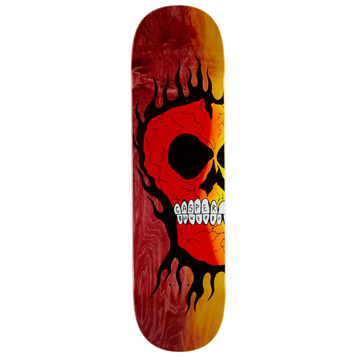 Baker Casper Brooker Rasta Skull B2 Skateboard Deck - 8.50
