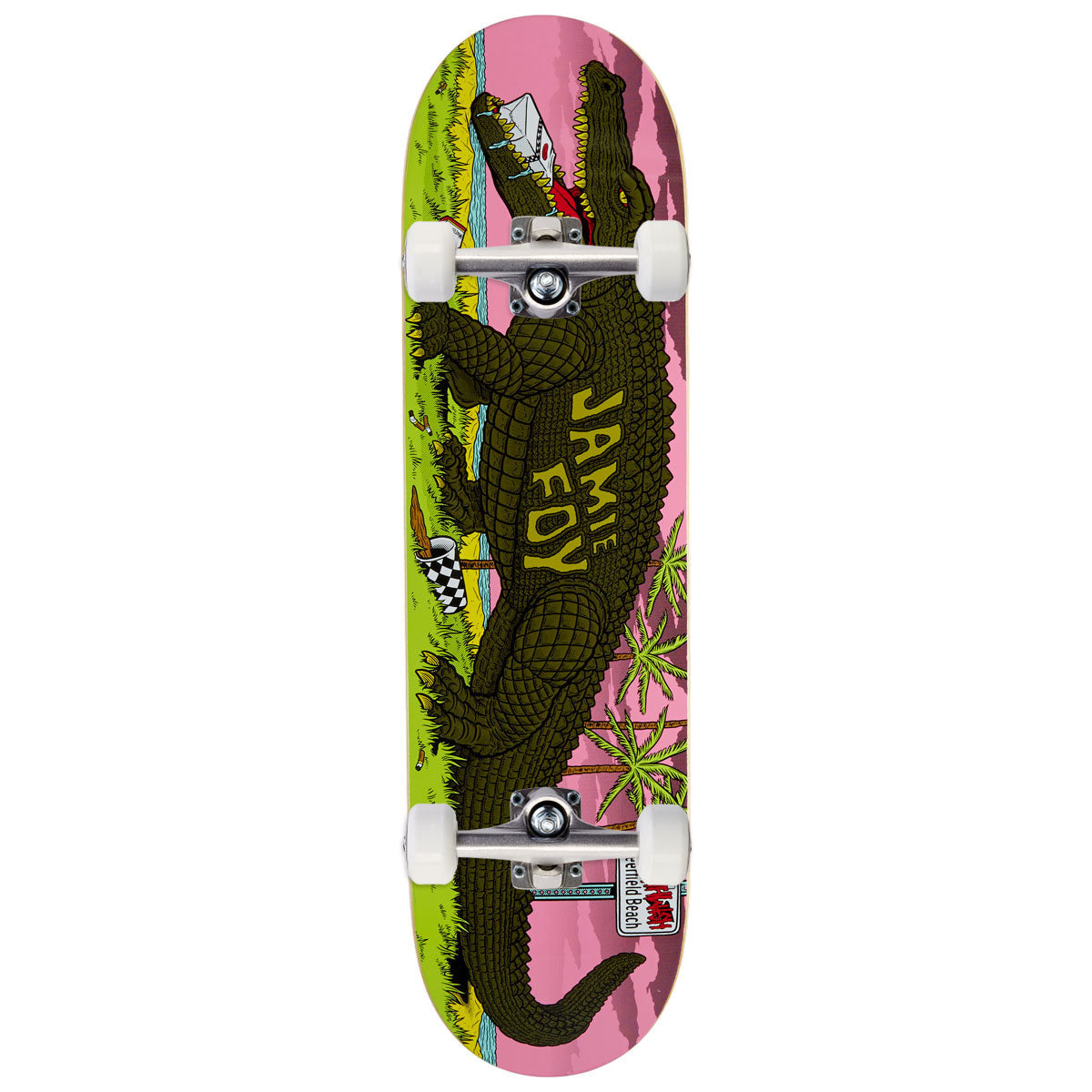 Deathwish Jamie Foy Deerfield Mascot Skateboard Complete - 8.25