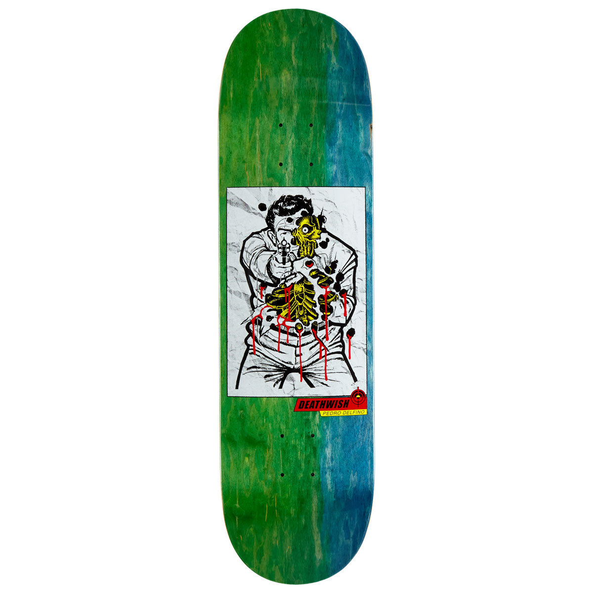 Deathwish Pedro Delfino Saturday Night Special Skateboard Deck - 8.38