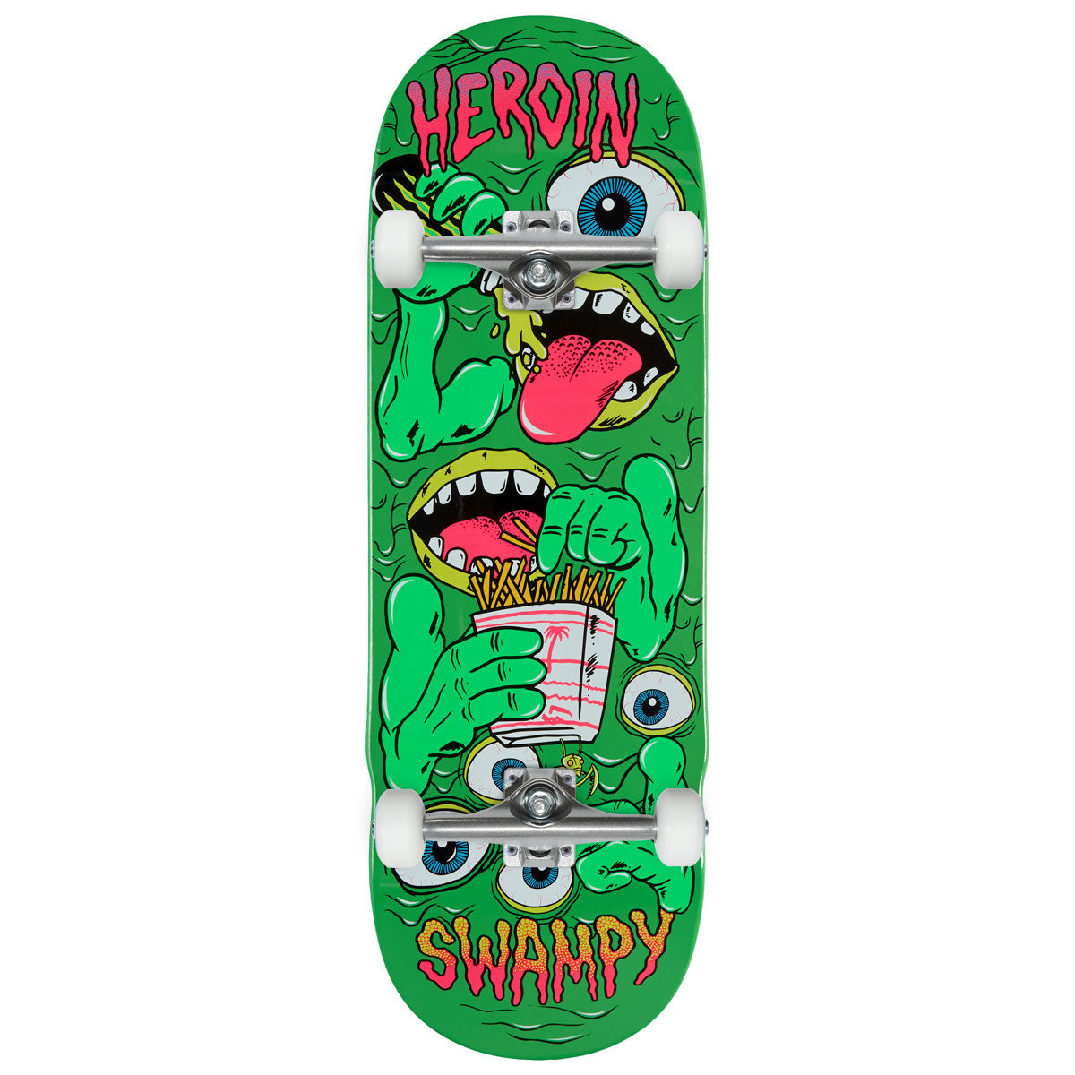 Heroin Swampy Mutate Or Die Skateboard Complete - 10.25