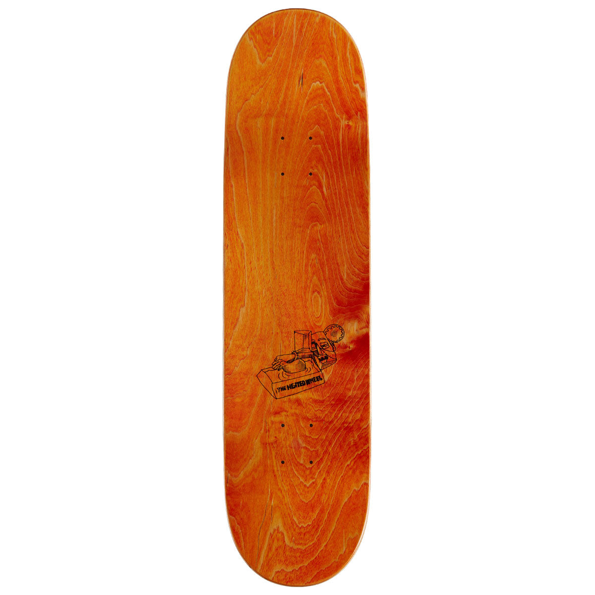 The Heated Wheel On Holiday Skateboard Deck - 8.50