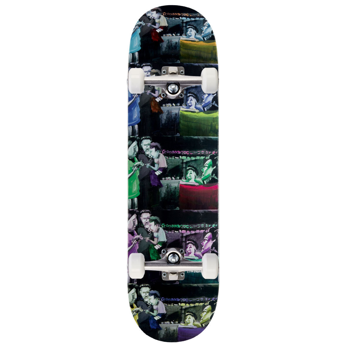 The Heated Wheel On Holiday Skateboard Complete - 8.50