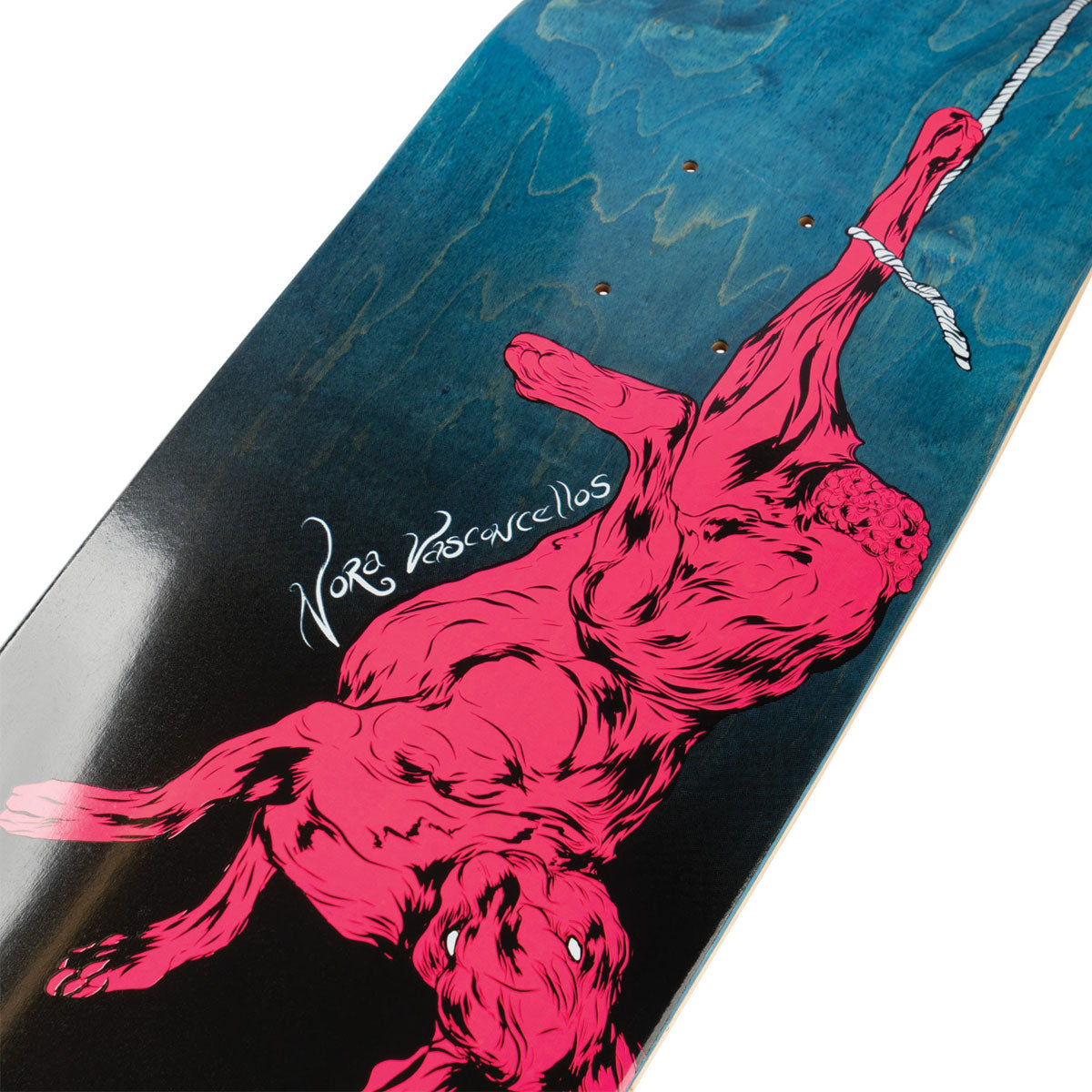 Welcome Fairy Tale On Sphynx Skateboard Deck - Black/Blue Stain - 8.80