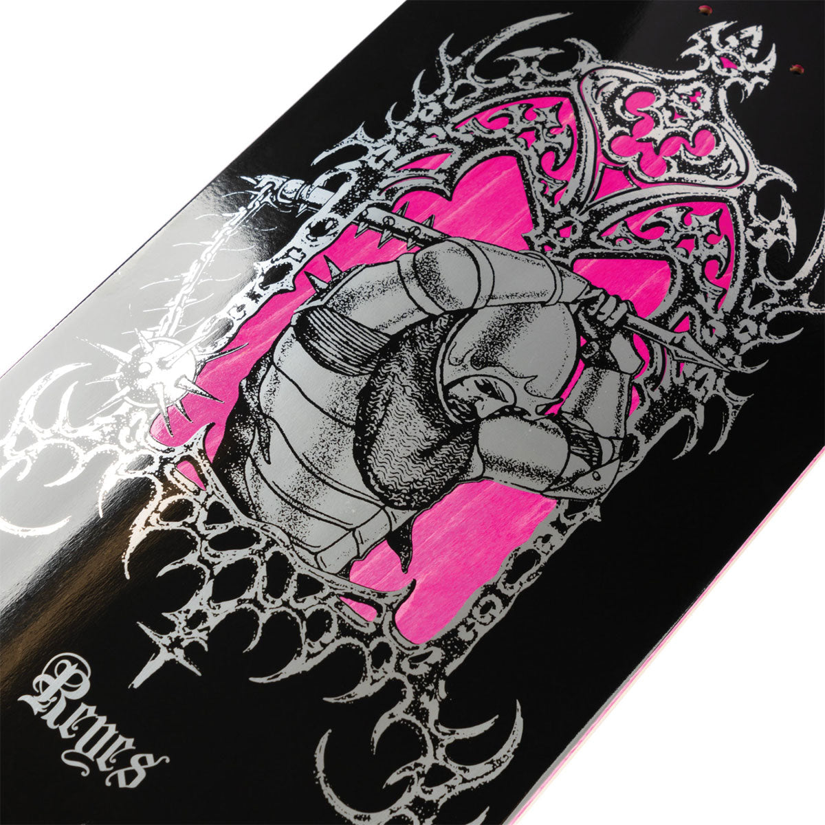 Welcome Flail On Baculus 2.0 Skateboard Complete - Black/Silver Foil - 9.00