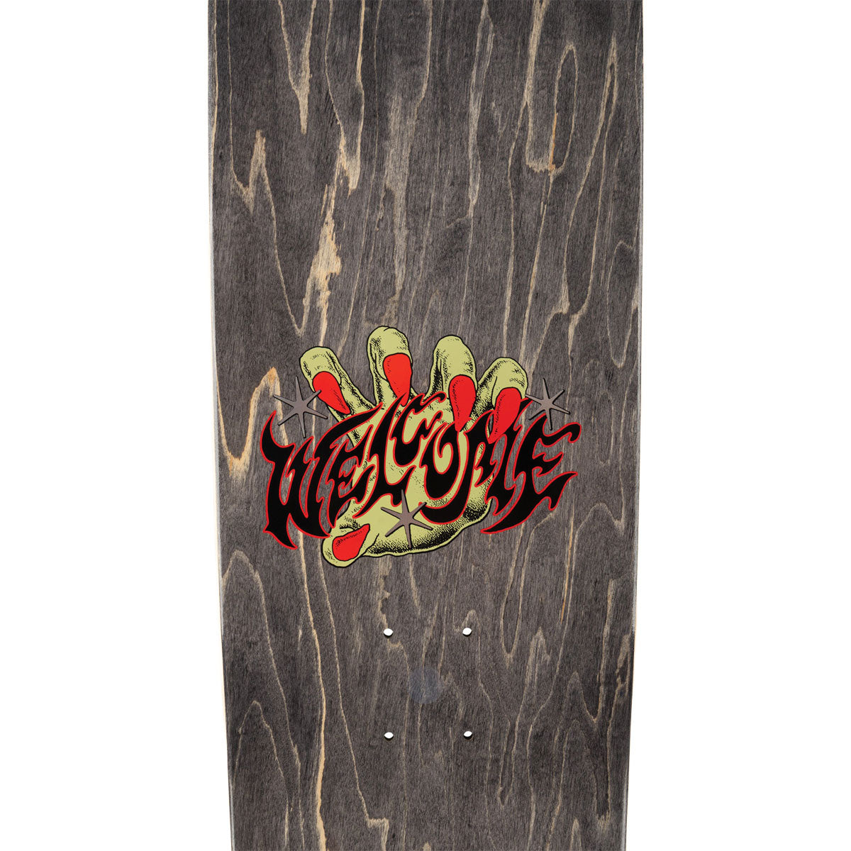 Welcome Wilted On Panther Skateboard Deck - Lime Green Stain - 9.00