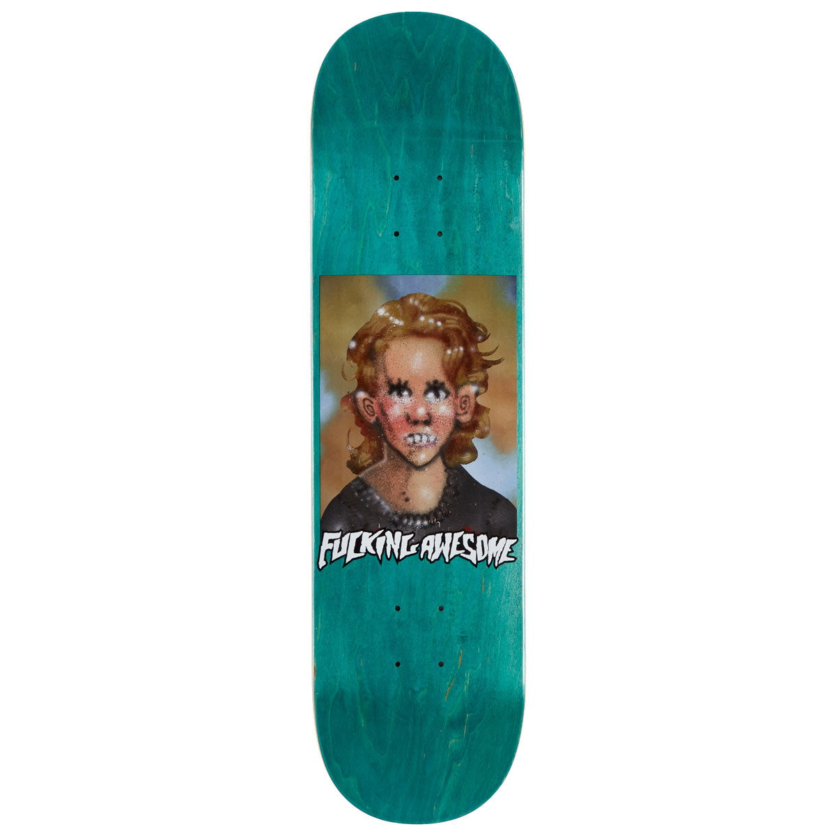 Fucking Awesome Jason Dill Class Photo Painted By Sickid Skateboard Deck - 8.18