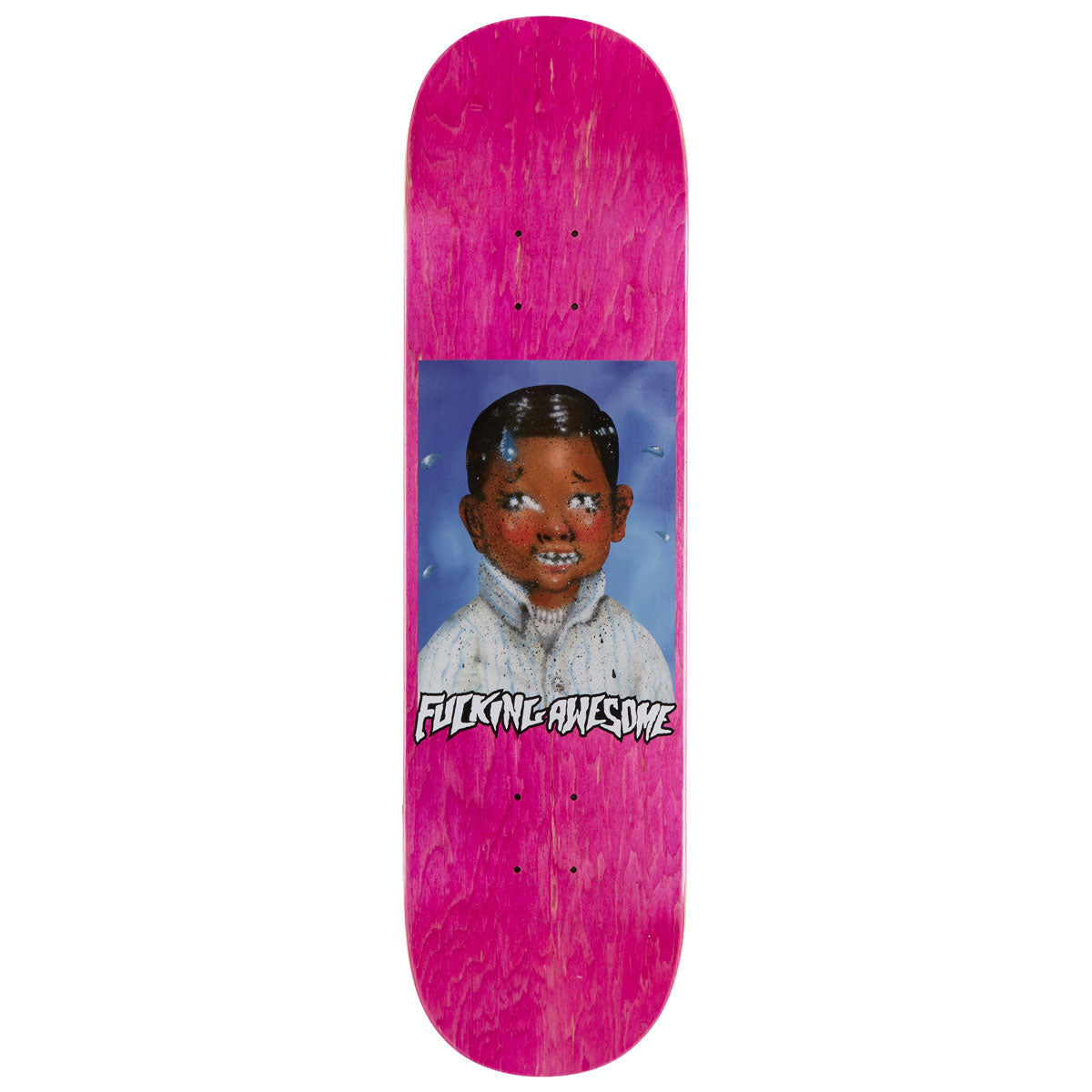 Fucking Awesome Louie Lopez Class Photo Painted By Sickid Skateboard Deck - 8.25