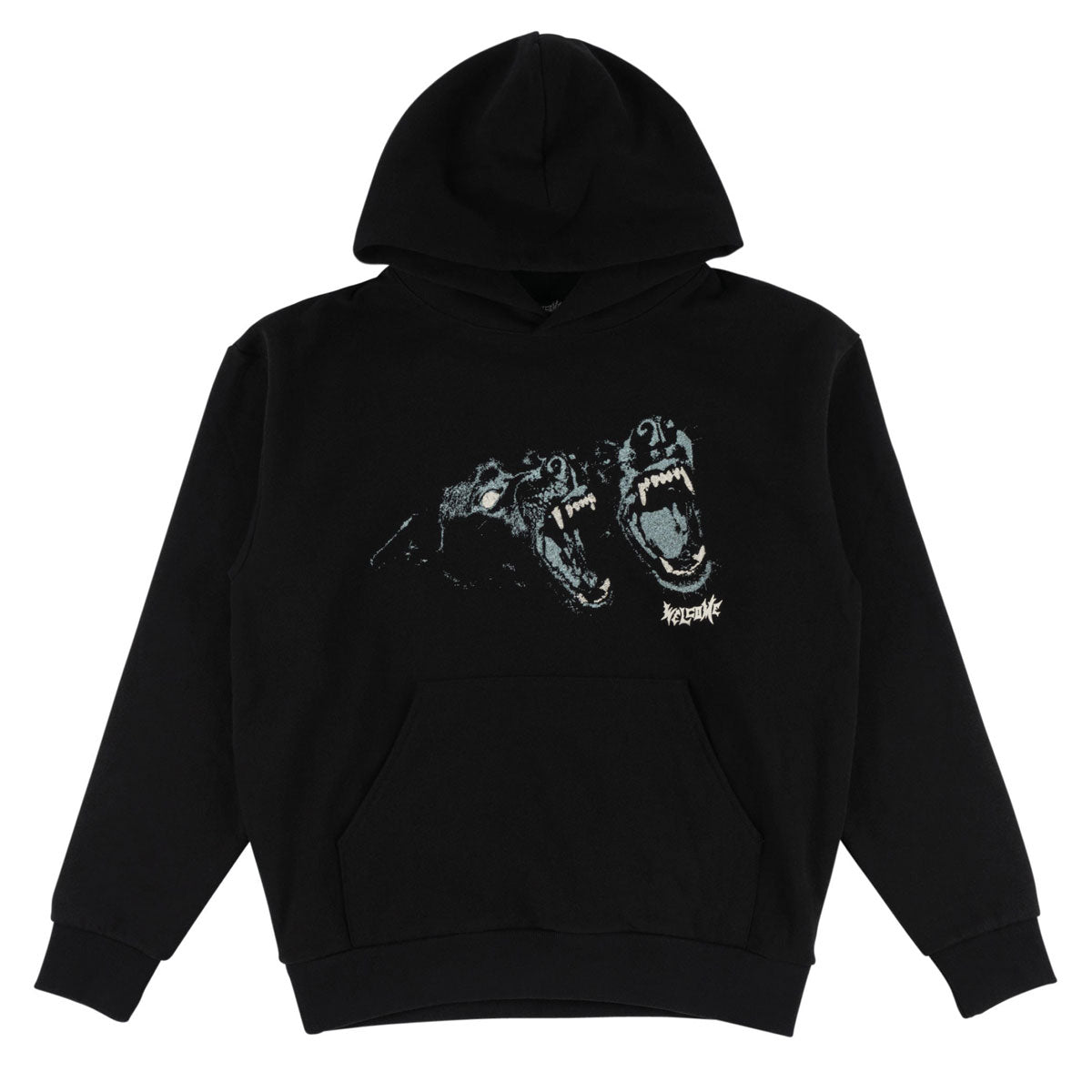 Welcome Woof Hoodie - Black image 1
