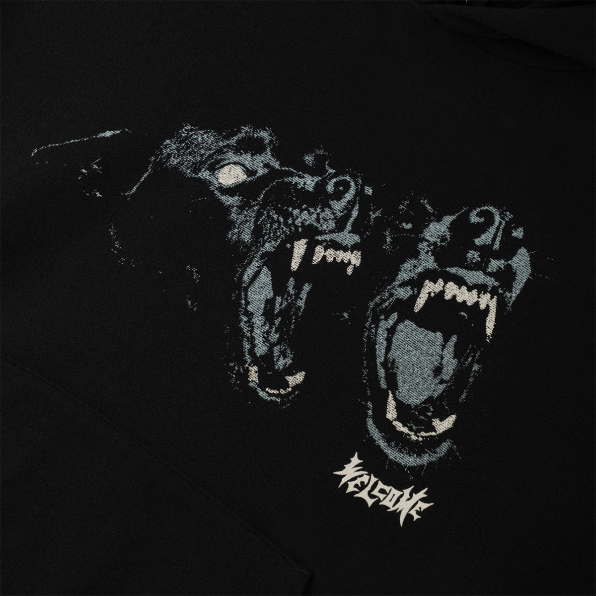 Welcome Woof Hoodie - Black image 2