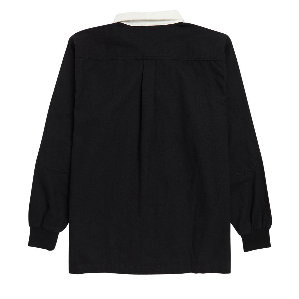 Poets Embroidered Logo Rugby Shirt - Black image 2