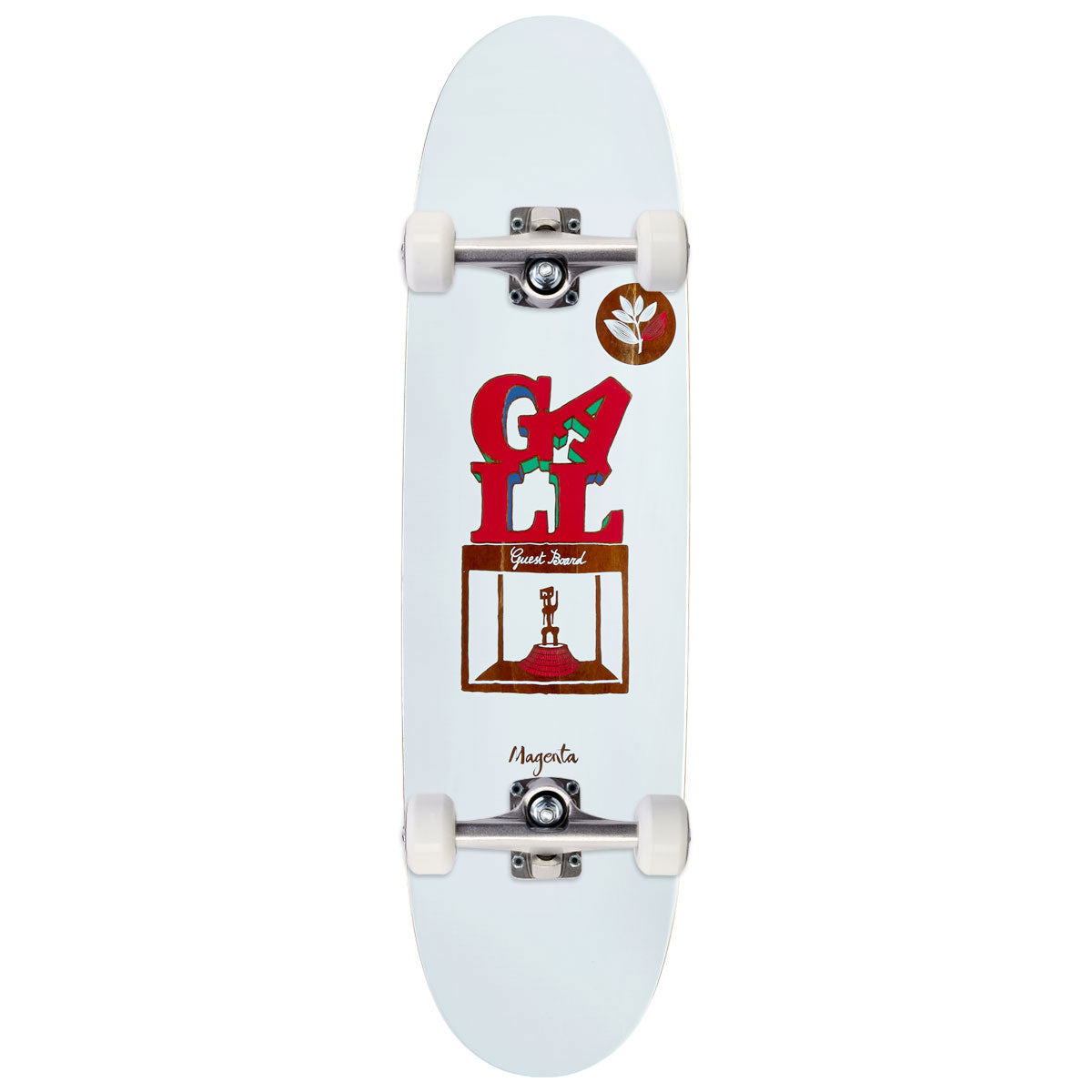 Magenta Fred Gall Guest Skateboard Complete - 8.25