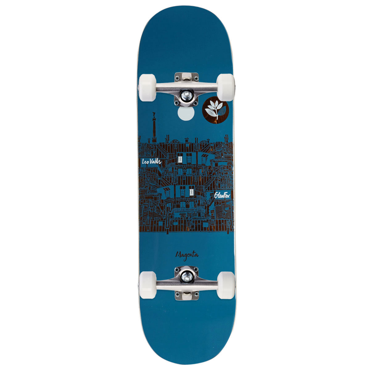 Magenta Leo Valls & Glen Fox Rooftop Series Skateboard Complete - 8.50