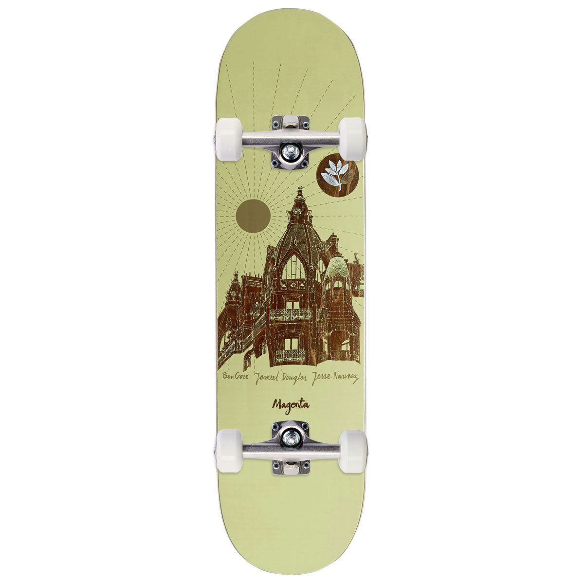 Magenta Jameel Douglas & Jesse Navarez Rooftop Series Skateboard Complete - 8.25