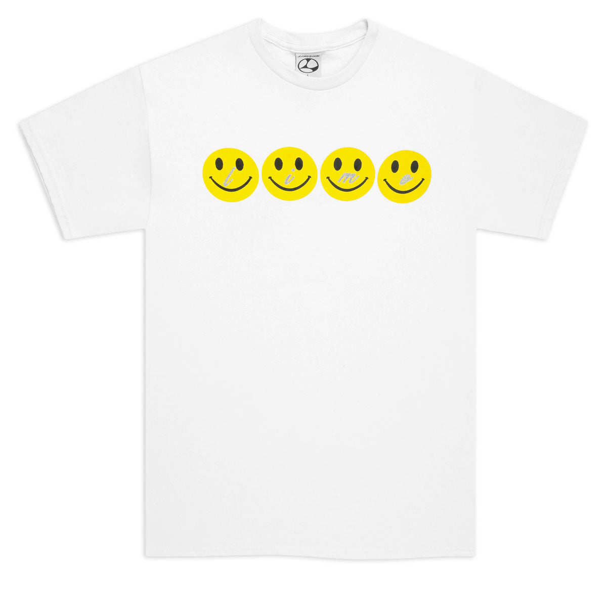 Limosine Glitter Smile T-Shirt - White image 1