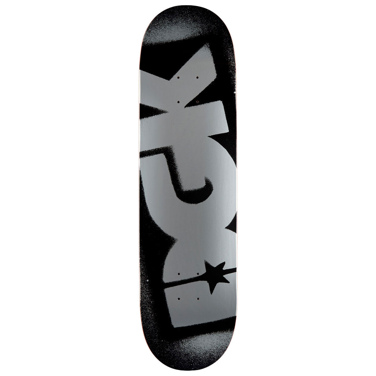 DGK OG Logo Foil Skateboard Deck - Black - 8.25