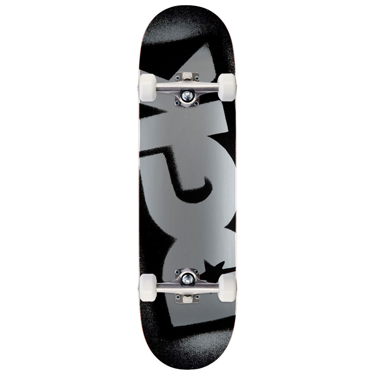 DGK OG Logo Foil Skateboard Complete - Black - 8.38
