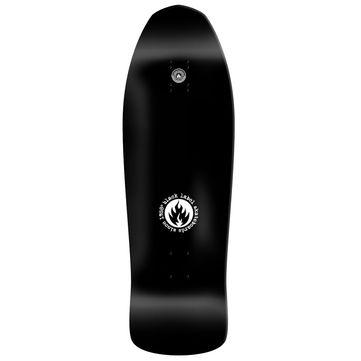 Black Label Wade Speyer Eagle Custom 12XU Shape Skateboard Complete - Black Dipped - 10.00