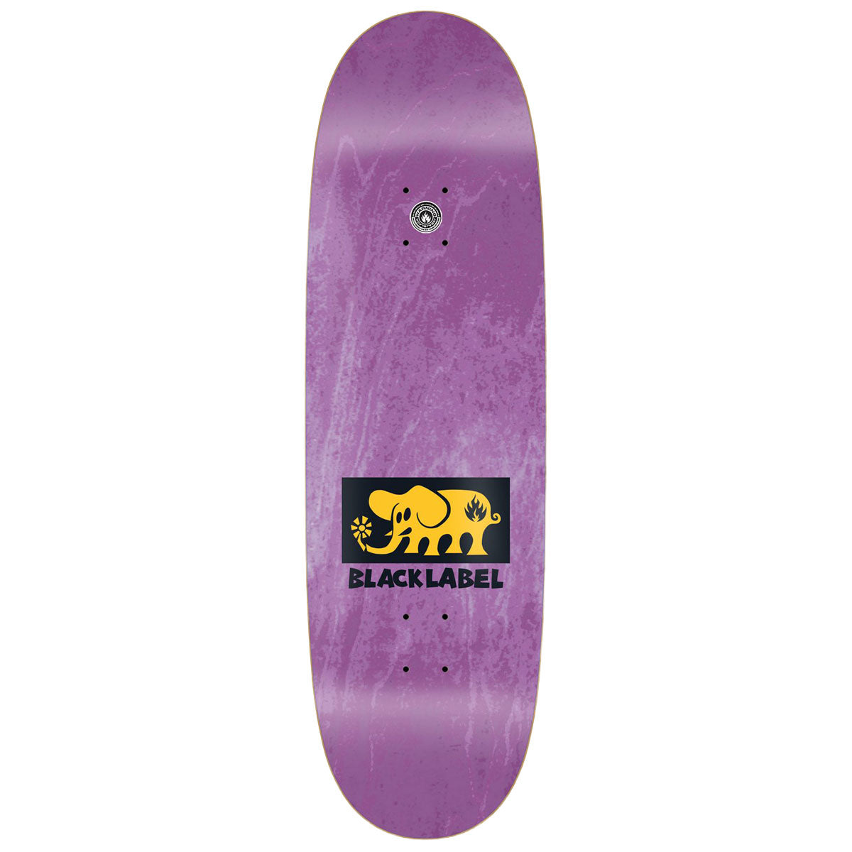 Black Label Elephant Block Egg Skateboard Complete - Yellow - 9.50