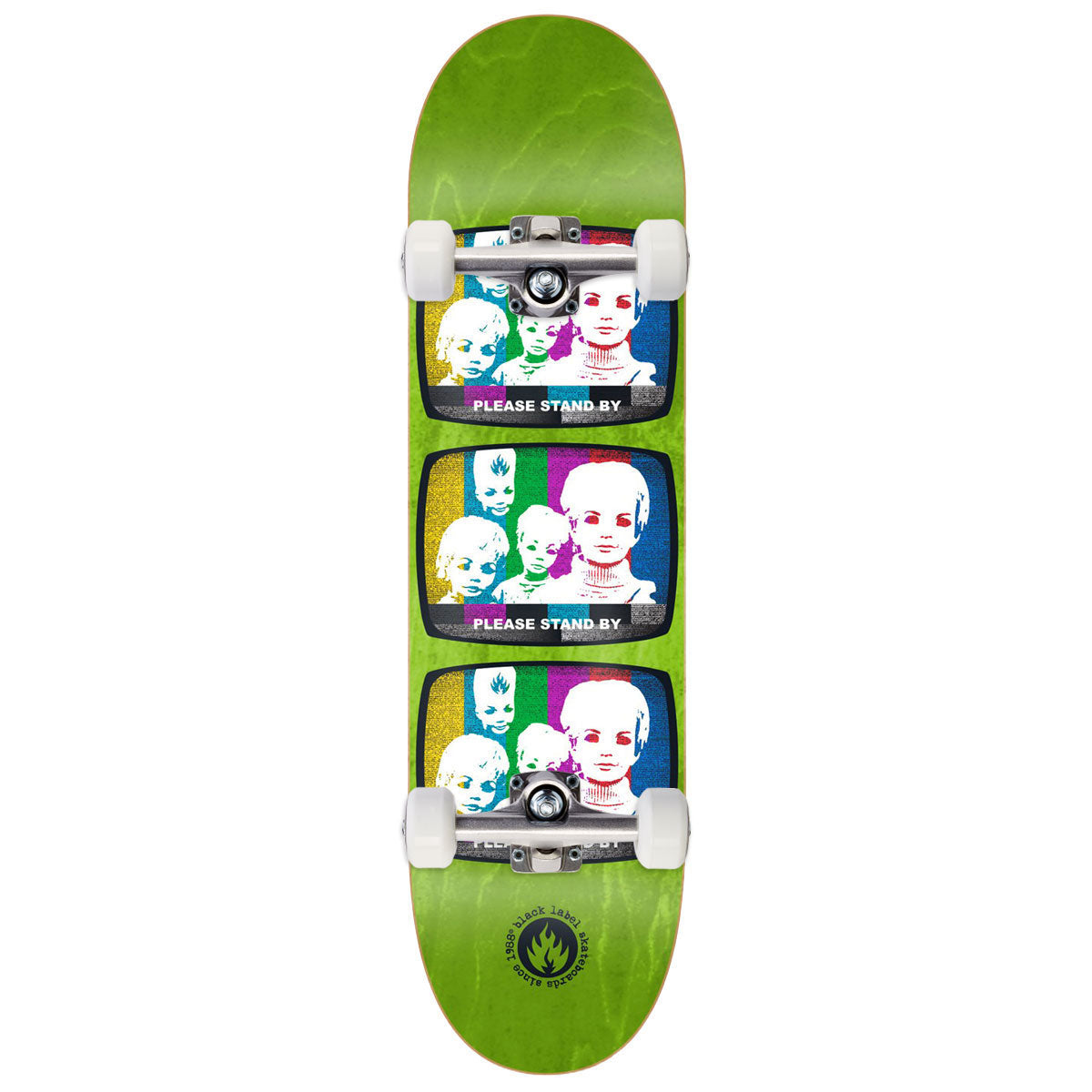 Black Label Stand By Skateboard Complete - 8.50