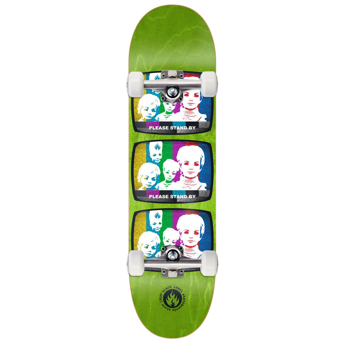 Black Label Stand By Skateboard Complete - 8.75