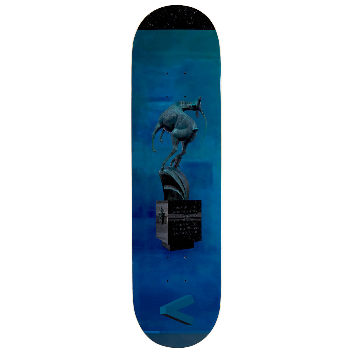 Less Than Local Austerheim x Kolnes Goat and Lion Skateboard Deck - 8.25