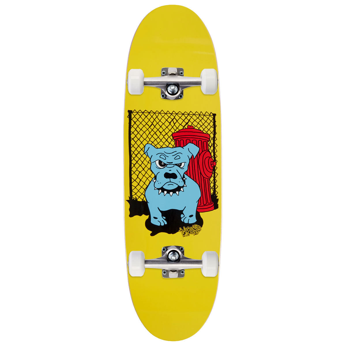 WKND Bondo Mini Twin Tail Skateboard Complete - Yellow - 8.00