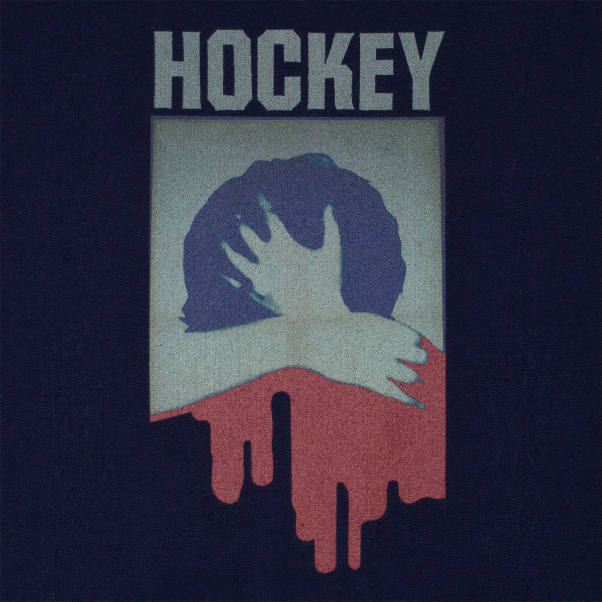 Hockey Paralysis Hoodie - Navy image 2
