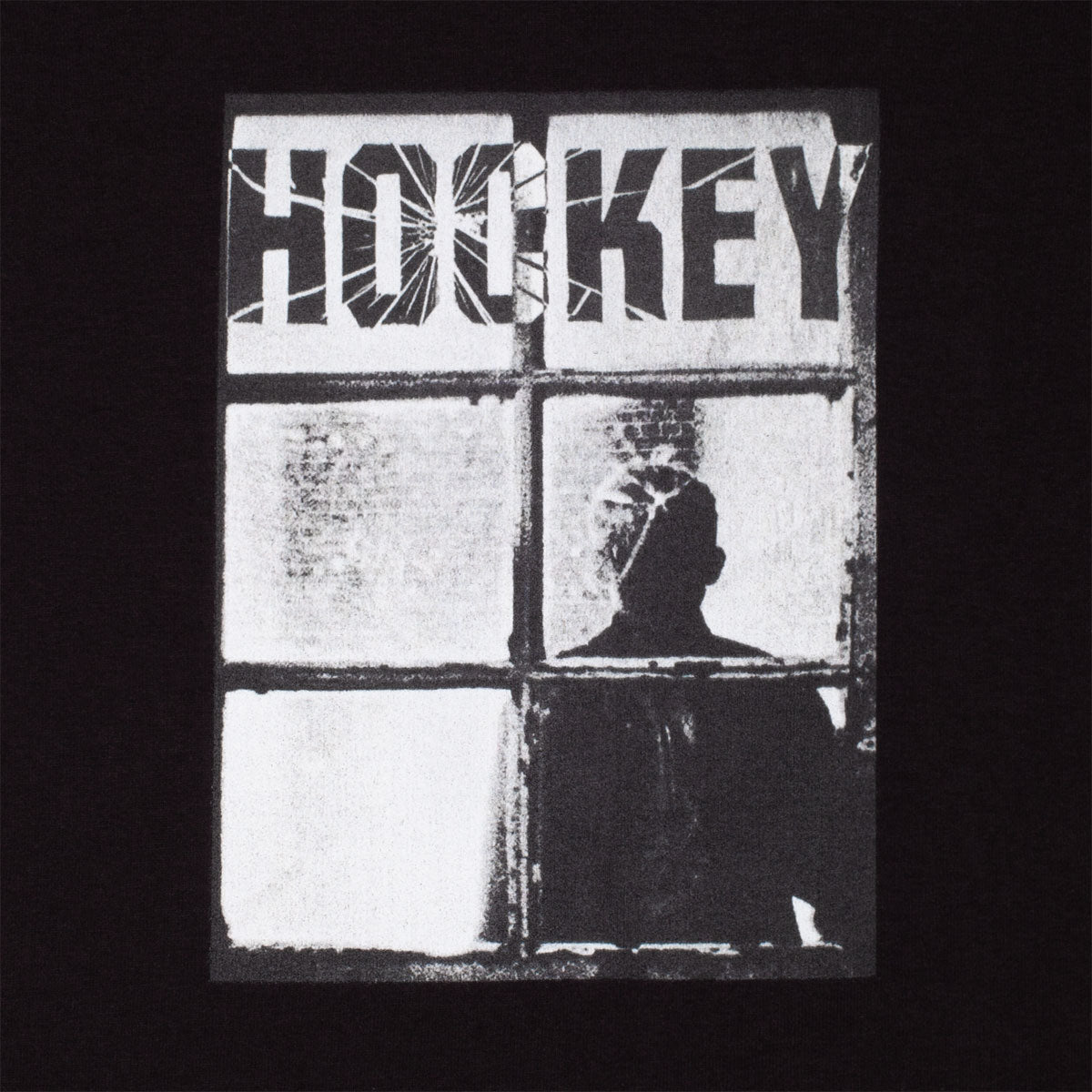Hockey Temporary Site T-Shirt - Black image 2