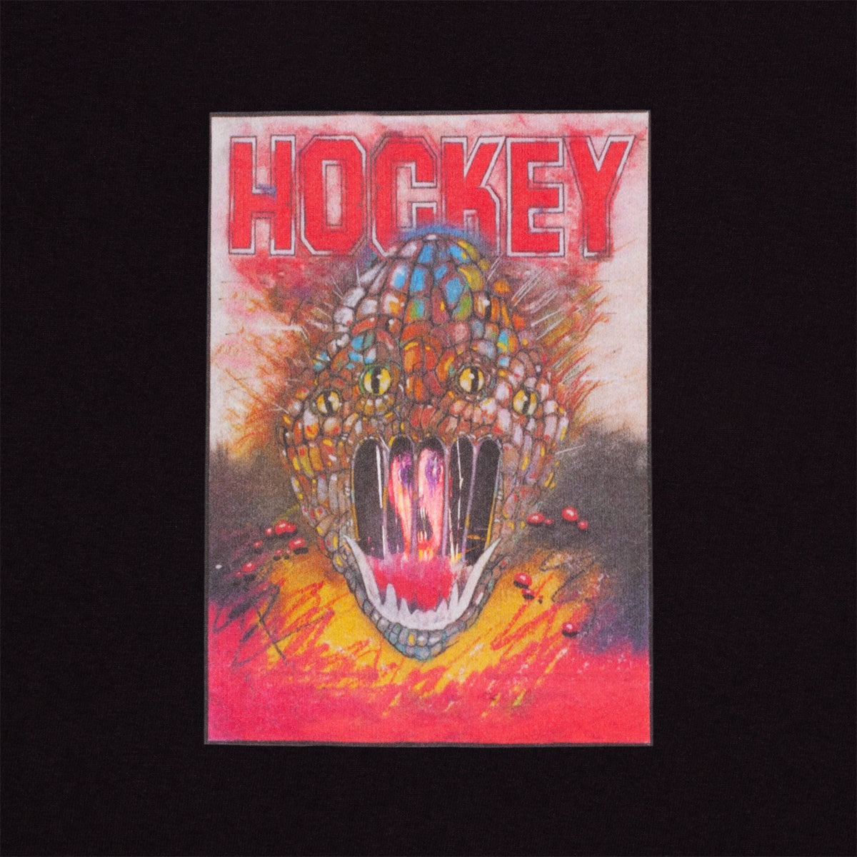 Hockey War On Mice Hoodie - Black image 2