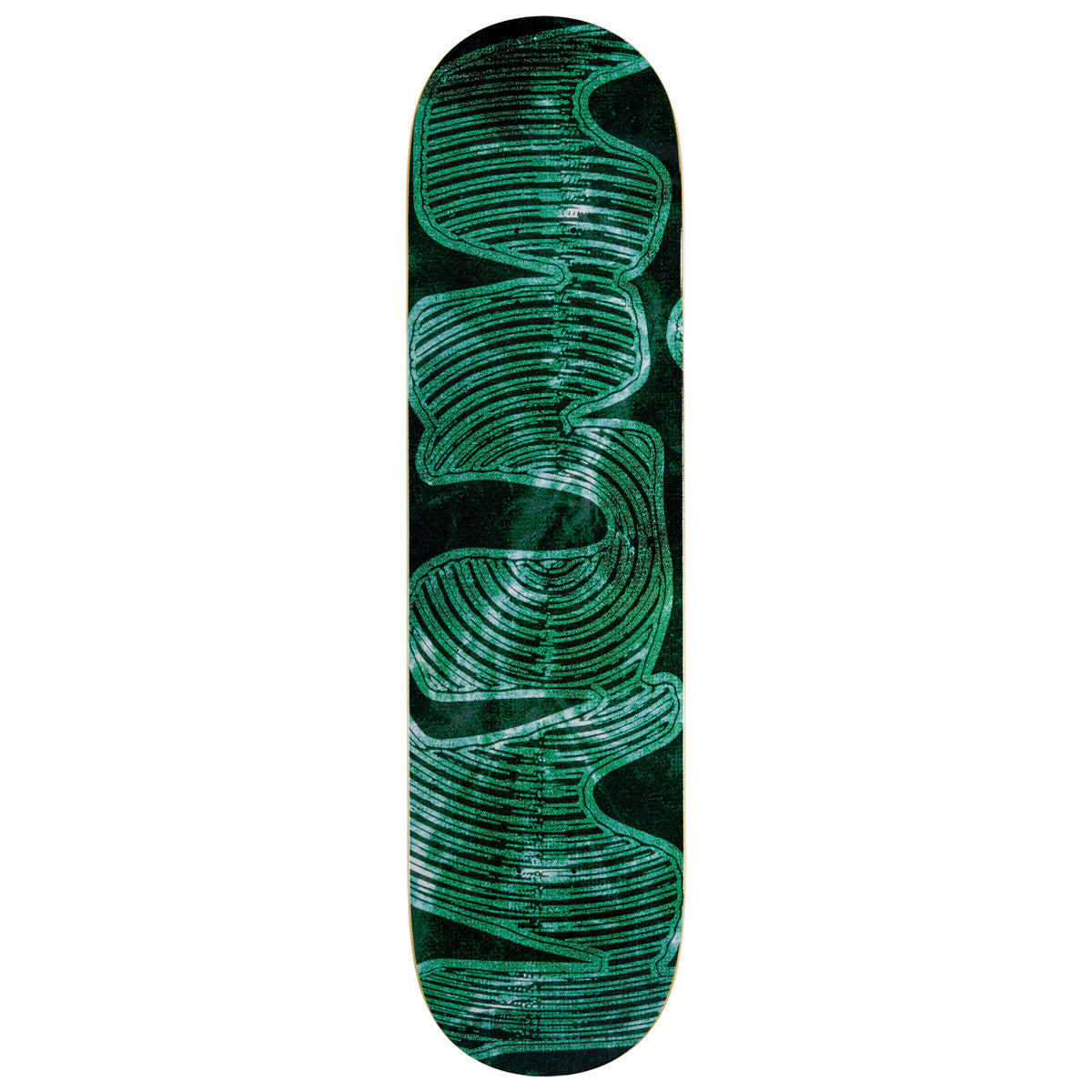 Vinyl Logo Skateboard Deck - Green - 8.125
