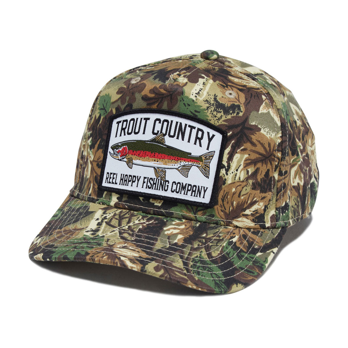 Reel Happy Trout Country Hat - Camo image 1