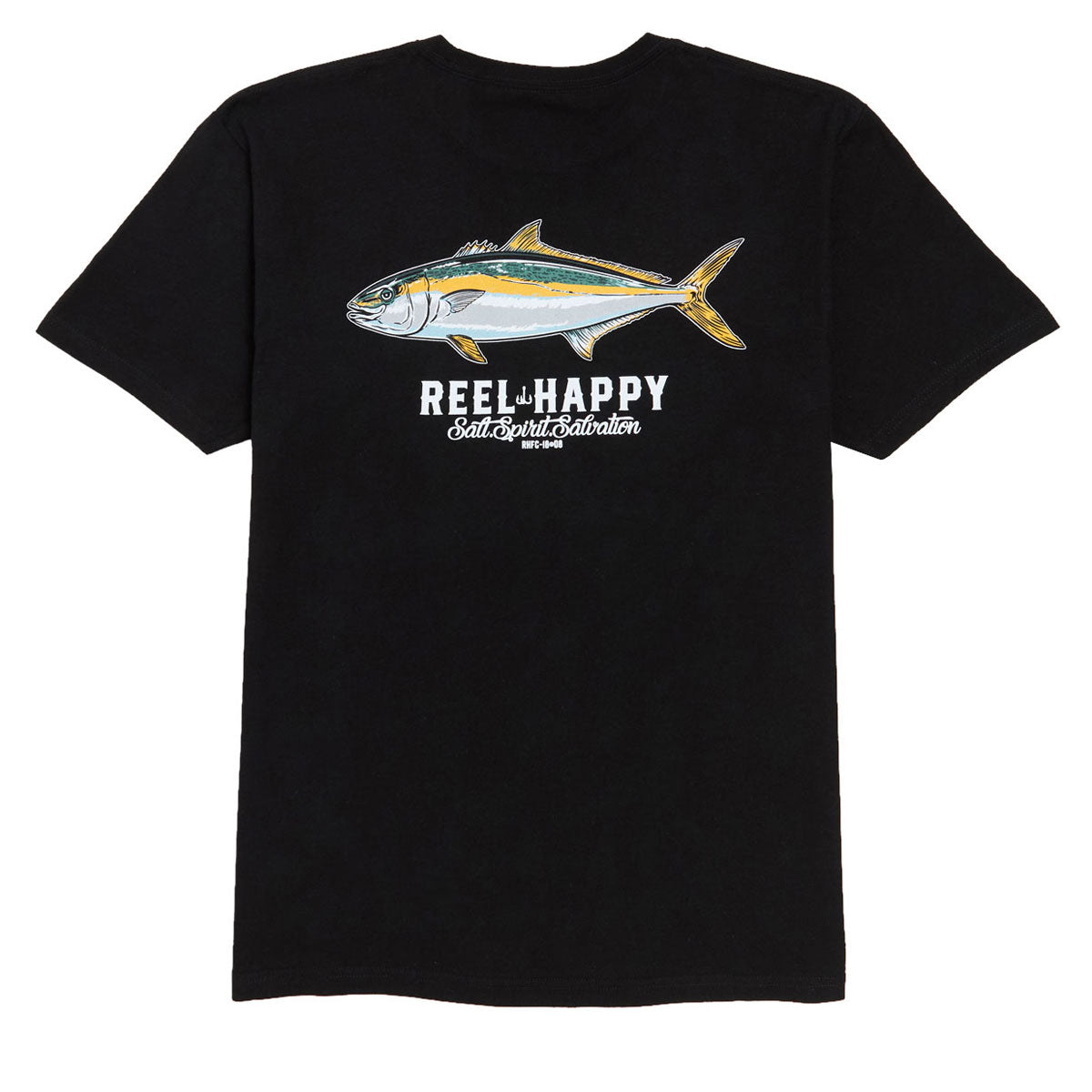 Reel Happy Buri T-Shirt - Black image 1